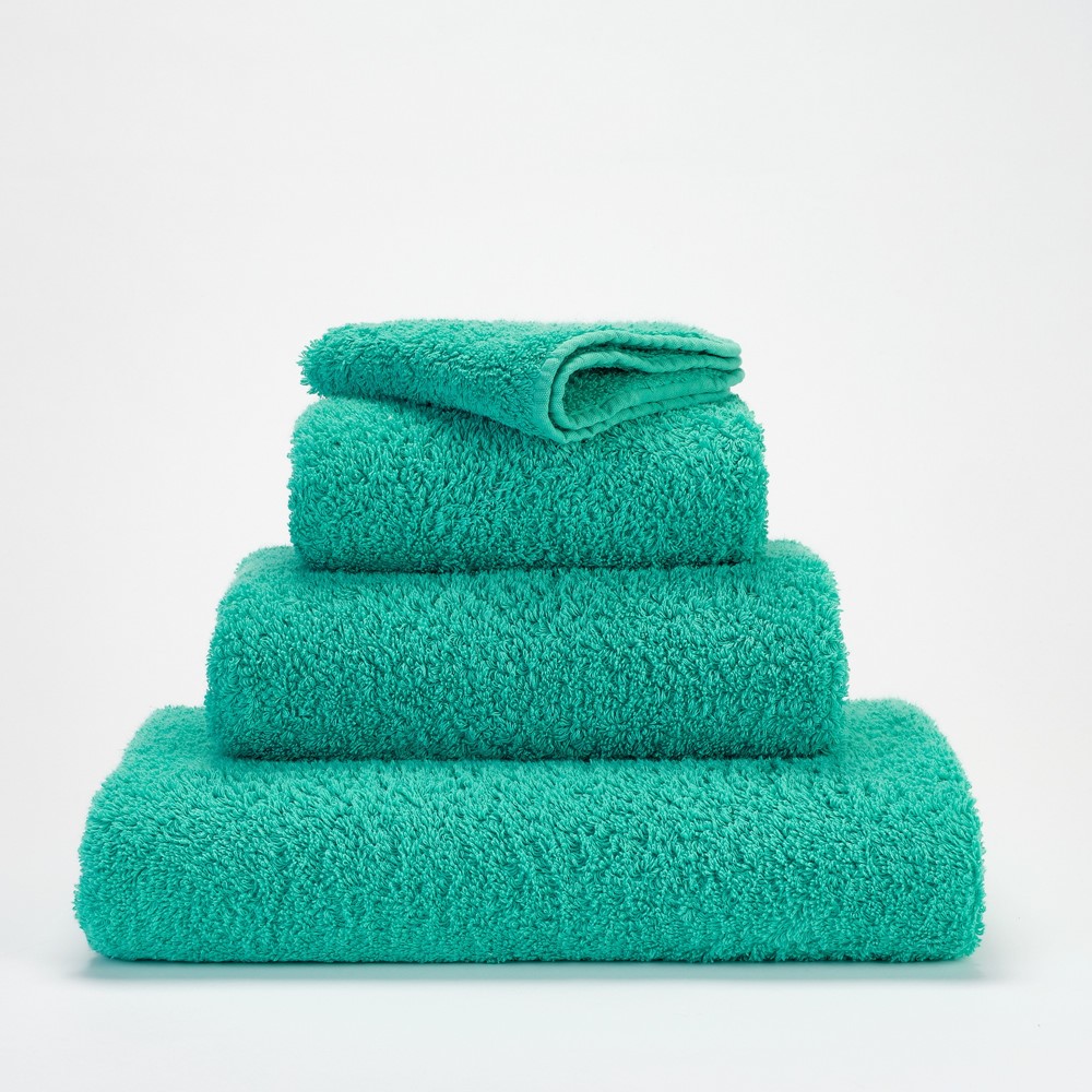 Super Pile Plain Bathroom Towels by Designer Abyss & Habidecor 302 in Lagoon